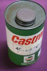 Castrol One Quart Oil Tin