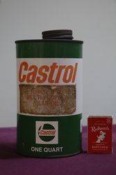 Castrol Quart Motor Oil Tin 