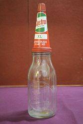 Castrol Quart Oil Bottle with Original Tin Pourer