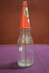 Castrol Quart Oil Bottle with Original Tin Pourer