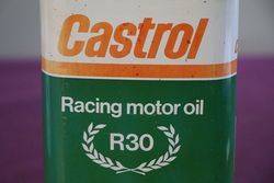 Castrol R30 One Litre Racing Motor Oil Tin