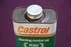 Castrol R30 One Litre Racing Motor Oil Tin