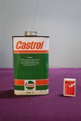 Castrol R30 One Litre Racing Motor Oil Tin