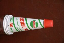 Castrol Wakefield Embossed Quart Bottle with Near Mint XL Tin Top