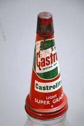 Castrol Wakefield Embossed Quart Oil Bottle