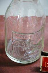 Castrol Wakefield Embossed Quart Oil Bottle