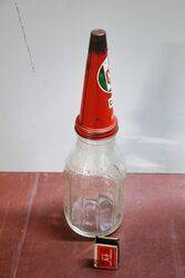 Castrol Wakefield Embossed Quart Oil Bottle