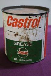 Castrol  5 Pounds Grease Can 