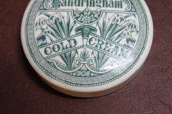 Ceramic Sandringham Cold Cream Pot Lid