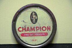 Champion Fine Cut Tobacco Tin