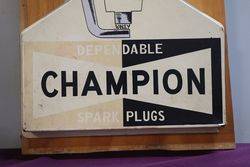 Champion Spark Advertising Sign