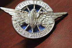 Civil Service Motor Club Car Badge