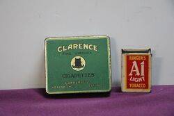 Clarence Virginia Cigarettes Tin 