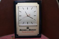 Classic Bensons and Hedges Advertising Wall Clock Working