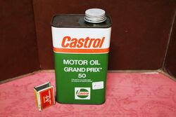 Classic Castrol Grand Prix 50 Motor Oil 1qrt Tin