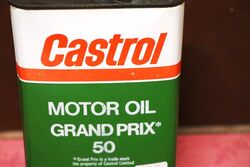 Classic Castrol Grand Prix 50 Motor Oil 1qrt Tin