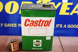 Classic Castrol L Motor Oil 1gal Tin