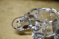 Classic Clear Glass Elephant Toothpick Holder 