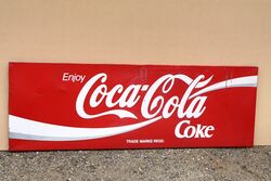 Classic Coca Cola  Coke  Tin Advertising Sign 