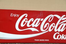 Classic Coca Cola  Coke  Tin Advertising Sign 