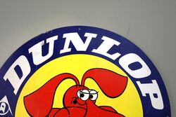 Classic Dunlop Dunpy Screen Printed Pictorial Double Sided Tin Sign