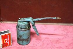 Classic English Made Wesco Junior Pump Action Oiler