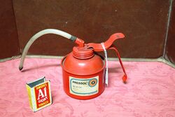 Classic German Made Pressol Pump Action Oiler