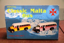 Classic MALTA Bus Die Cast Model