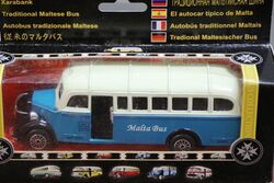 Classic MALTA Bus Die Cast Model