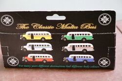 Classic MALTA Bus Die Cast Model