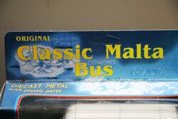 Classic MALTA Bus Die Cast Model