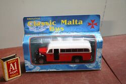 Classic MALTA Bus Die Cast Model