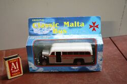 Classic MALTA Bus Die Cast Model.