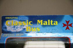 Classic MALTA Bus Die Cast Model
