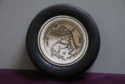 Colombe Tire Ashtray Solid Rubber Tire 