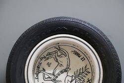 Colombe Tire Ashtray Solid Rubber Tire 