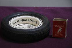 Colombe Tire Ashtray Solid Rubber Tire 