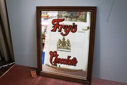 Contemporary Fry's Chocolate Advertising Mirror. #