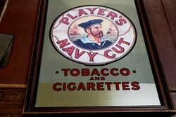 Contemporary Players Navy Cut Cigarettes Pictorial Mirror   