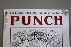 Contemporary Punch Pictorial Enamel Sign   