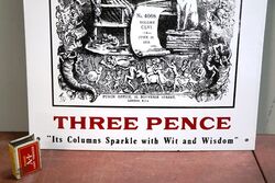 Contemporary Punch Pictorial Enamel Sign   