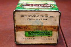 Cooks High Speed Ring Travellers Tin With Contents 