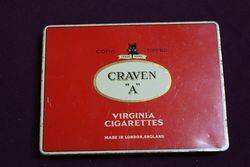 Craven andquotAandquot Virginia Cigarettes Tin 