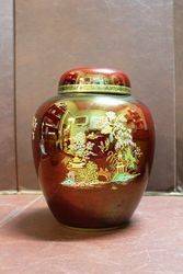 Crown Devon Rouge Royal Ginger Jar