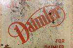 Daimler Self Changing Oil Tin