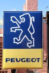 Double Sided Peugeot Light Box Advertising Sign