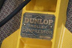 Dunlop Trolley Air Pump Compressor With Gauge