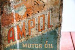 Early Ampol Chevron Perfect Protection 1gl Motor Oil Tin