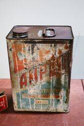 Early Ampol Chevron Perfect Protection 1gl Motor Oil Tin
