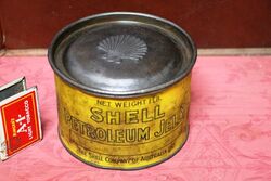 Early Australian Shell Petroleum Jelly 1lb Tin